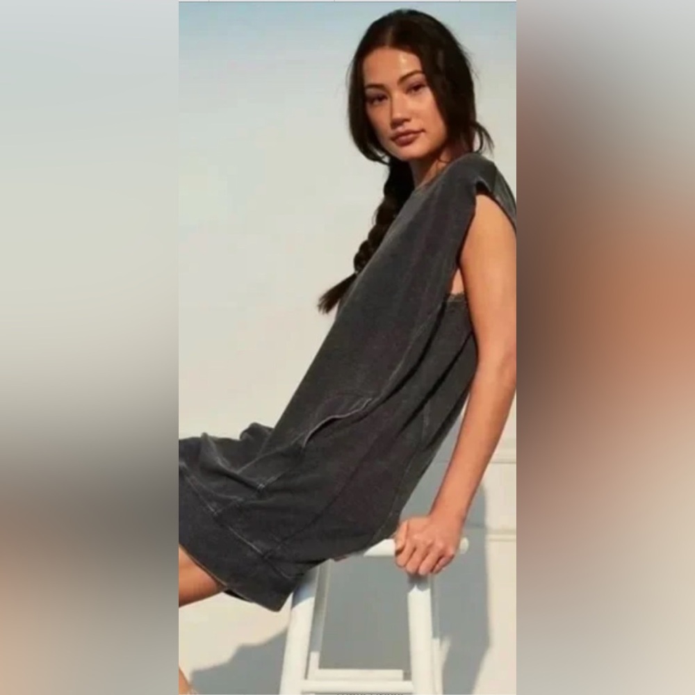 NWT Daily Practice - Anthropologie Cotton Terry Athletic Tunic/Dress  Size XXS